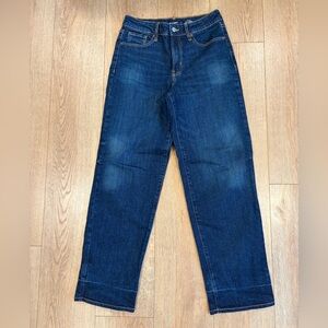 Old Navy High Rise OG Loose Jeans Dark Wash Denim Size 4 (28)
